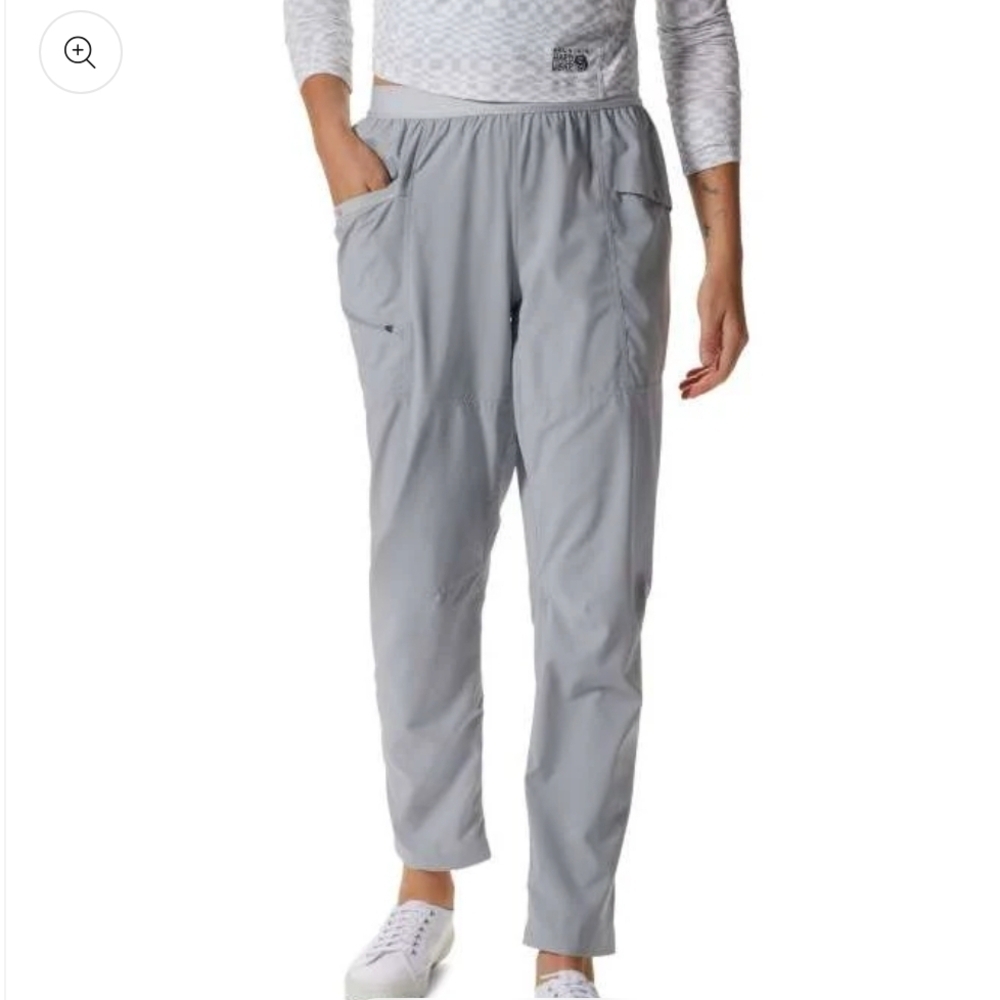 Mountain Hardwear Light Gray Track Pants Size Small